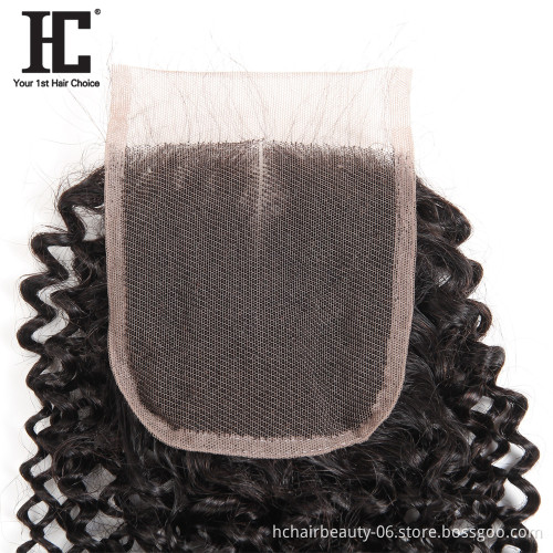 China Suppliers Best Selling Products Natural Color Brazilian Hairs Kinky Curly Human Hair Weave 3 Bundles With Closure